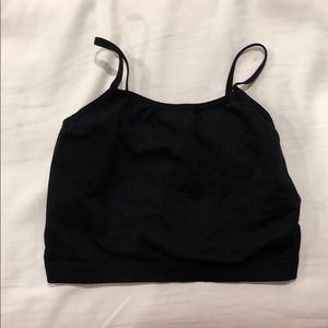 Black crop top